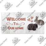 Welcome to Our Home Wooden Plaque