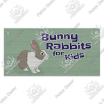 Welcome Hope You Like Rabbit Hair Wooden Plaque