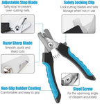 Professional Pet Nail Clipper with Safety Guard -  Stainless Steel