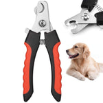 Professional Pet Nail Clipper with Safety Guard -  Stainless Steel