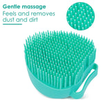 Pet Bath Massage Brush with Shampoo and Soap Shampoo Dispenser