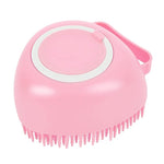 Pet Bath Massage Brush with Shampoo and Soap Shampoo Dispenser