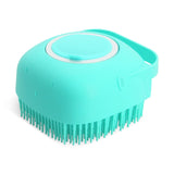 Pet Bath Massage Brush with Shampoo and Soap Shampoo Dispenser