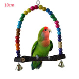 Natural Wooden Bird Swing