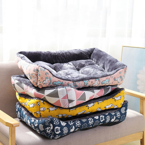 Soft Colorful Pet Bed