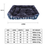 Soft Colorful Pet Bed